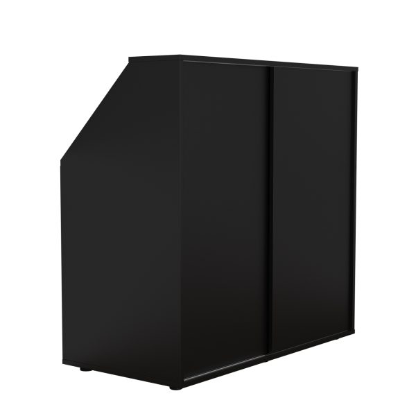   Kleiderschrank mit schräger Wand im Dachgeschoss-Schlafzimmer – Schrank für schräge Wände