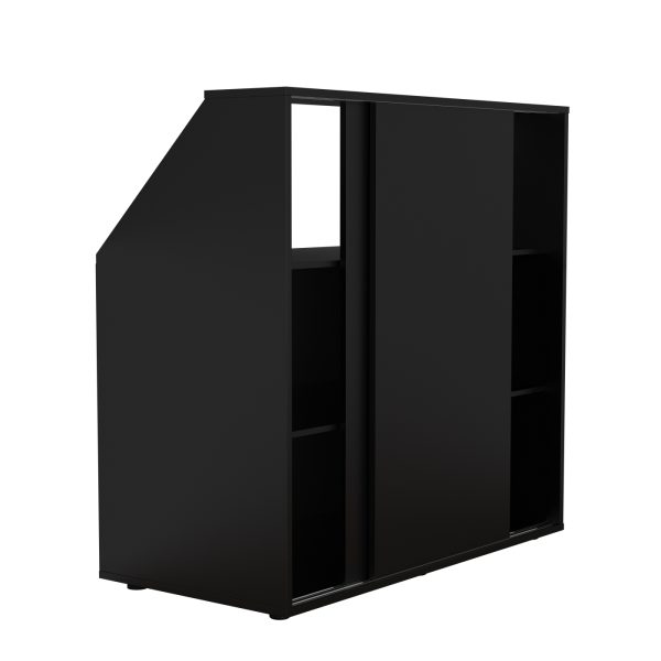   Kleiderschrank mit schräger Wand im Dachgeschoss-Schlafzimmer – Schrank für schräge Wände