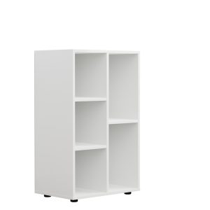 VDD - Garderobenschrank - Wandschrank - weiß - 5 Fächer