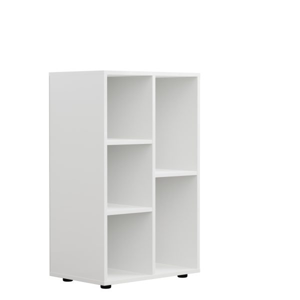   VDD – Garderobenschrank – Wandschrank – weiß – 5 Fächer