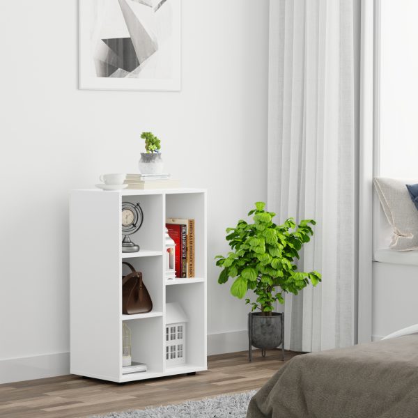   VDD – Garderobenschrank – Wandschrank – weiß – 5 Fächer