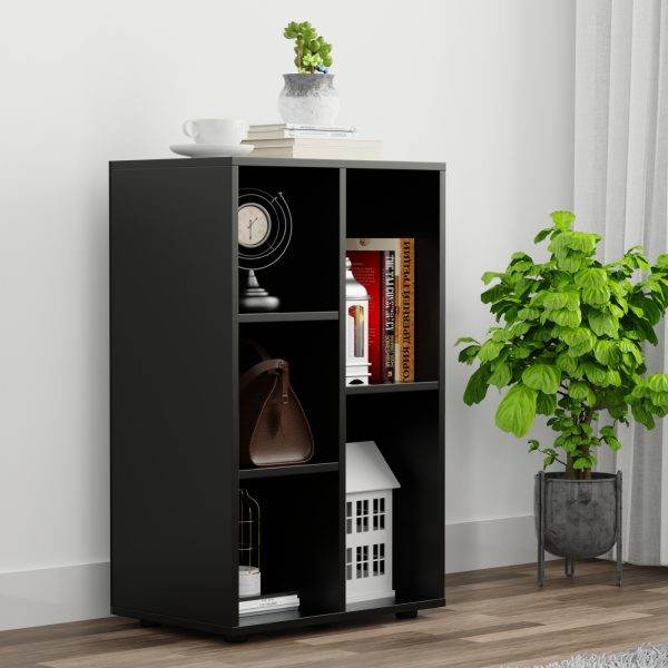   VDD – Schrank – Hängeschrank – schwarz – 5 Fächer