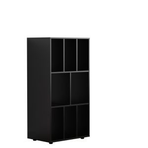 LP-Schallplattenschrank - Plattenschrank - Aufbewahrungsregal - Plattenregal - Bücherregal – schwarz