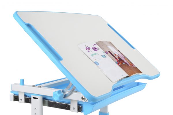   Kinderschreibtisch mit Schreibtischstuhl ergonomisch höhenverstellbar – Zeichentisch – Schulbank