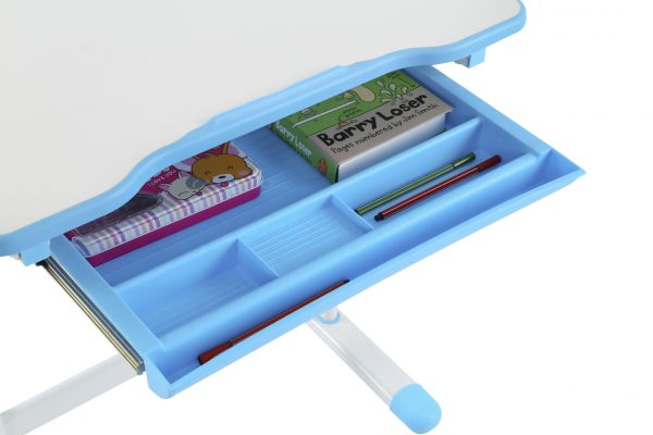   Kinderschreibtisch mit Schreibtischstuhl ergonomisch höhenverstellbar – Zeichentisch – Schulbank
