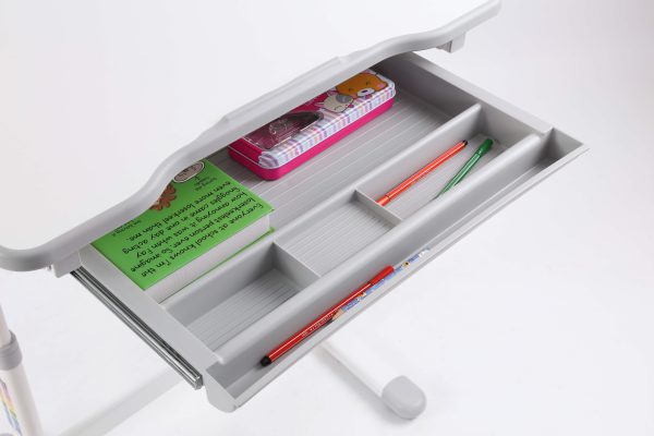   Kinderschreibtisch Zeichentisch mit Schreibtischstuhl – ergonomisch höhenverstellbar – Schulbank
