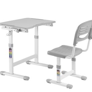 Schreibtisch mit Schreibtischstuhl Kinder - Zeichentisch - ergonomisch höhenverstellbar