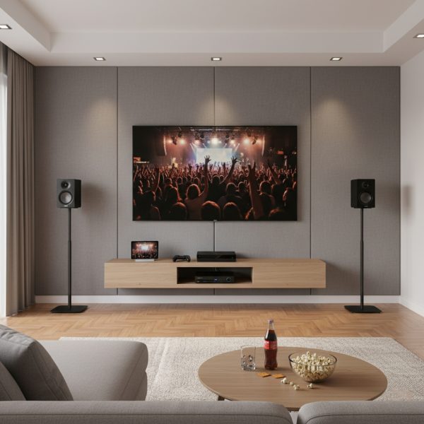   VDD Kompatibel mit Sonos Era 100 – Lautsprecherständer – Kabelführung – Höhenverstellbar