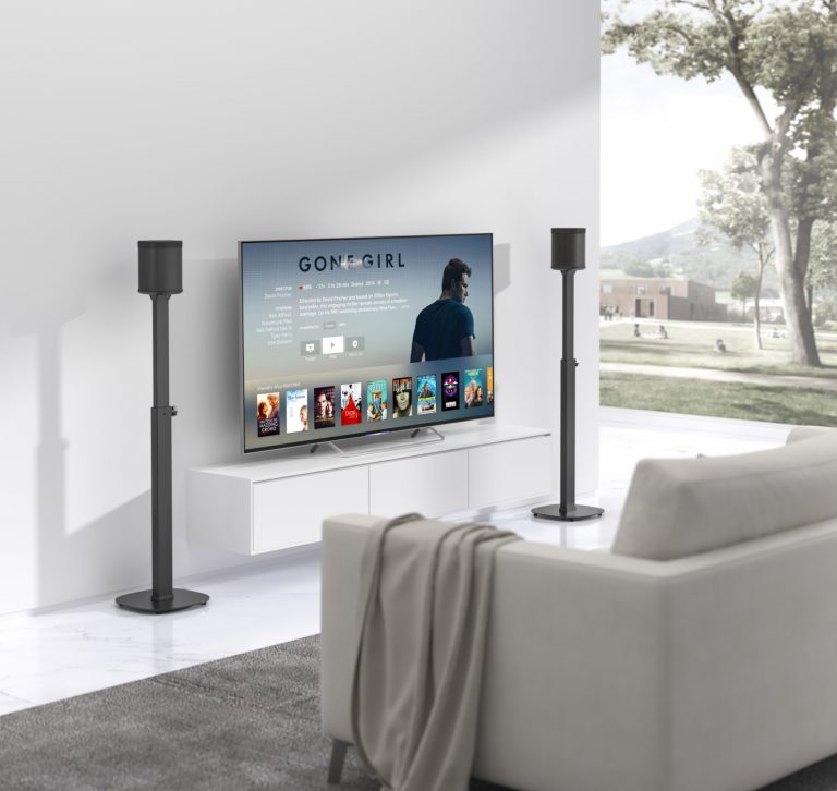 Lautsprecherständer Deluxe - passend für Sonos® One und Sonos® One SL - höhenverstellbar - alternatives Bild