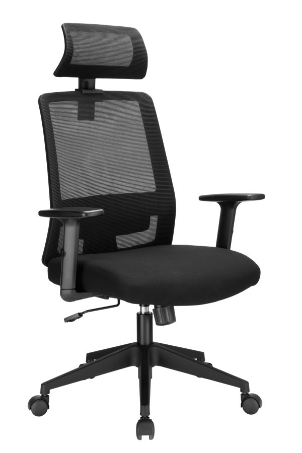   VDD – Bürostuhl – ergonomisch – neigbar – schwarz