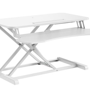 Schreibtisch-Sitz-Ständer-Riser ergonomisch - Arbeitsplatz höhenverstellbar - 80 cm breit