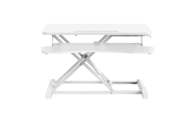   Schreibtisch-Sitz-Ständer-Riser ergonomisch – Arbeitsplatz höhenverstellbar – 80 cm breit