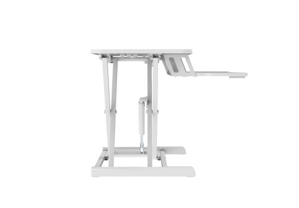   Schreibtisch-Sitz-Ständer-Riser ergonomisch – Arbeitsplatz höhenverstellbar – 80 cm breit