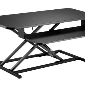 Sitz-Steh-Schreibtischerhöhung ergonomisch - Arbeitsplatz höhenverstellbar - 95 cm breit