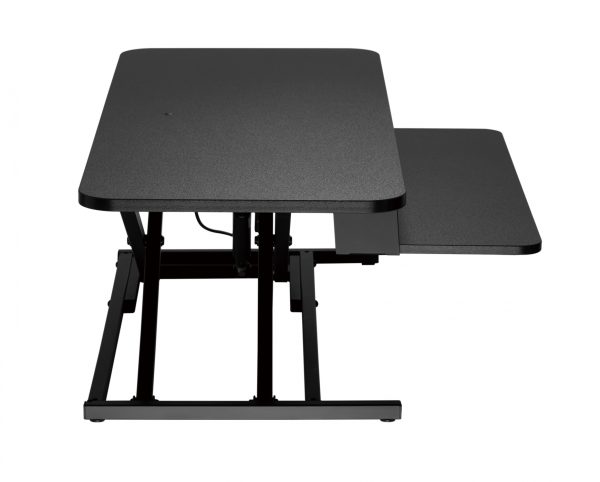  Sitz-Steh-Schreibtischerhöhung ergonomisch – Arbeitsplatz höhenverstellbar – 95 cm breit