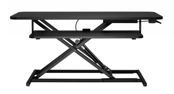   Sitz-Steh-Schreibtischerhöhung ergonomisch – Arbeitsplatz höhenverstellbar – 95 cm breit