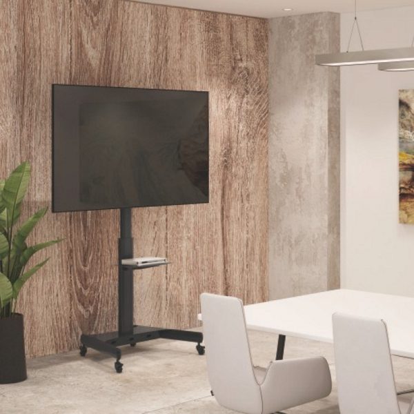   TV-Ständer – TV-Stativ – TV-Fuß – fahrbar – höhenverstellbar bis 160 cm