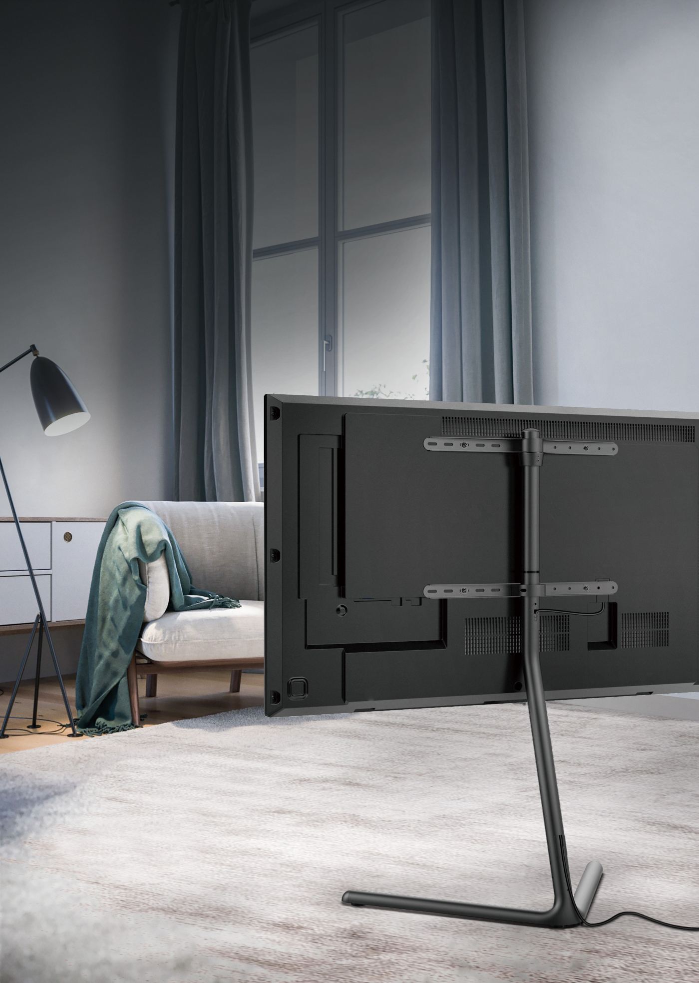 TV-Ständer modernes Studio-Design - TV-Ständer - bis zu 70 Zoll Bildschirm - alternatives Bild