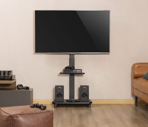   TV-Ständer fahrbar – drehbar – 37 Zoll bis 75 Zoll