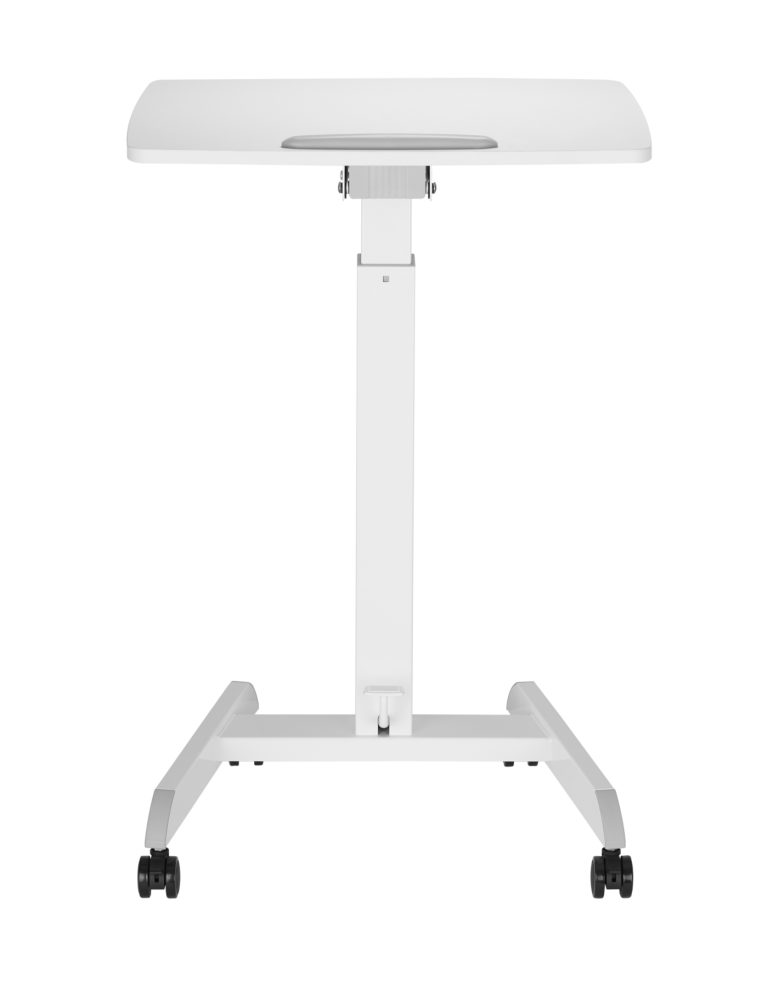 Schreibtisch-Sitz-Steh-Laptoptisch - Präsentationstisch - fahrbar - höhenverstellbar