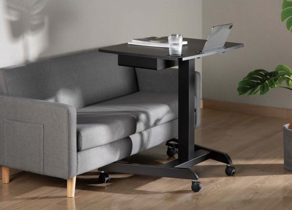   Schreibtisch-Sitz-Steh-Laptoptisch – Präsentationstisch – fahrbar – höhenverstellbar