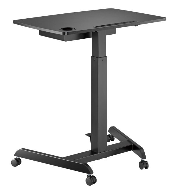   Schreibtisch-Sitz-Steh-Laptoptisch – Präsentationstisch – fahrbar – höhenverstellbar