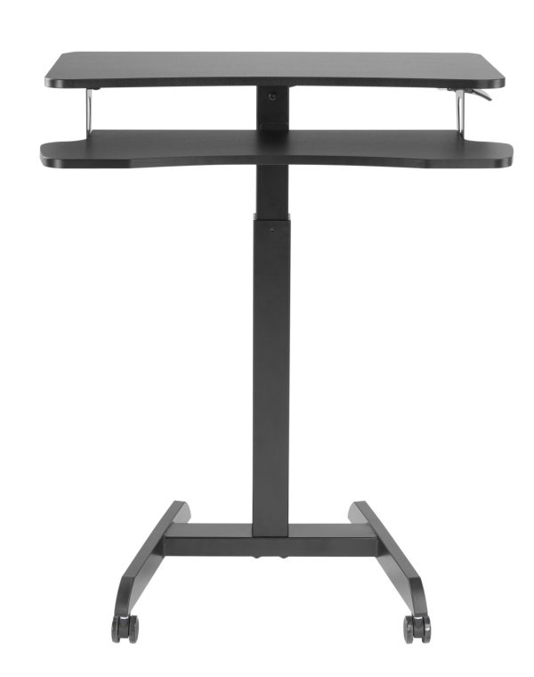   Schreibtisch-Sitz-Steh-Laptop-Tisch – fahrbar – höhenverstellbar