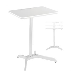 Schreibtisch-Sitzständer verstellbar - Laptoptisch - Arbeitsplatte 71 cm x 50 cm