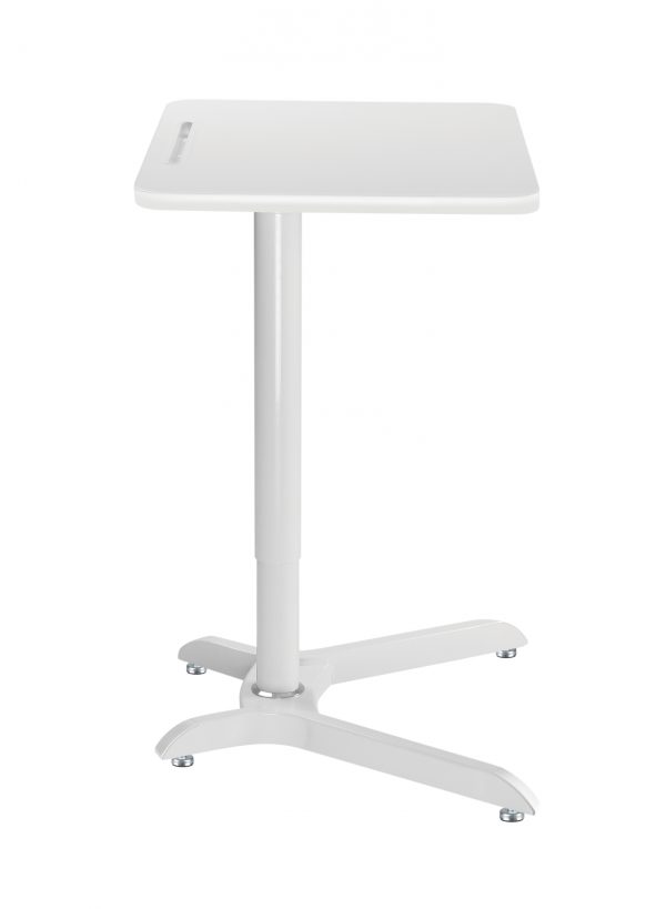   Schreibtisch-Sitzständer verstellbar – Laptoptisch – Arbeitsplatte 71 cm x 50 cm