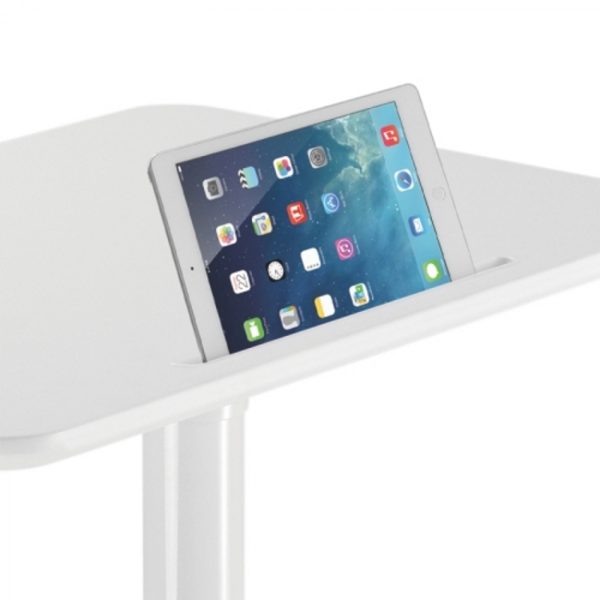   Schreibtisch-Sitzständer verstellbar – Laptoptisch – Arbeitsplatte 71 cm x 50 cm