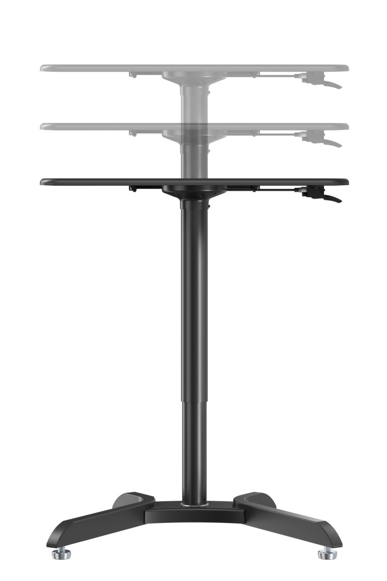 Schreibtisch-Sitzständer verstellbar – Laptoptisch – Notenständer – Arbeitsplatte 71 cm x 50 cm - alternatives Bild