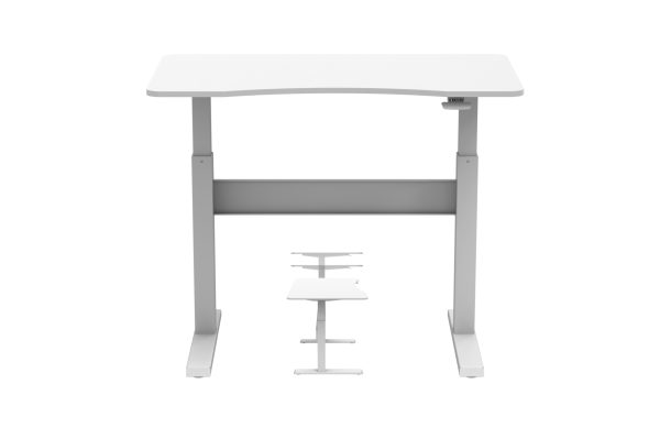   Schreibtisch-Sitzständer – Laptop-Computertisch – höhenverstellbar – 120 x 67,5 cm