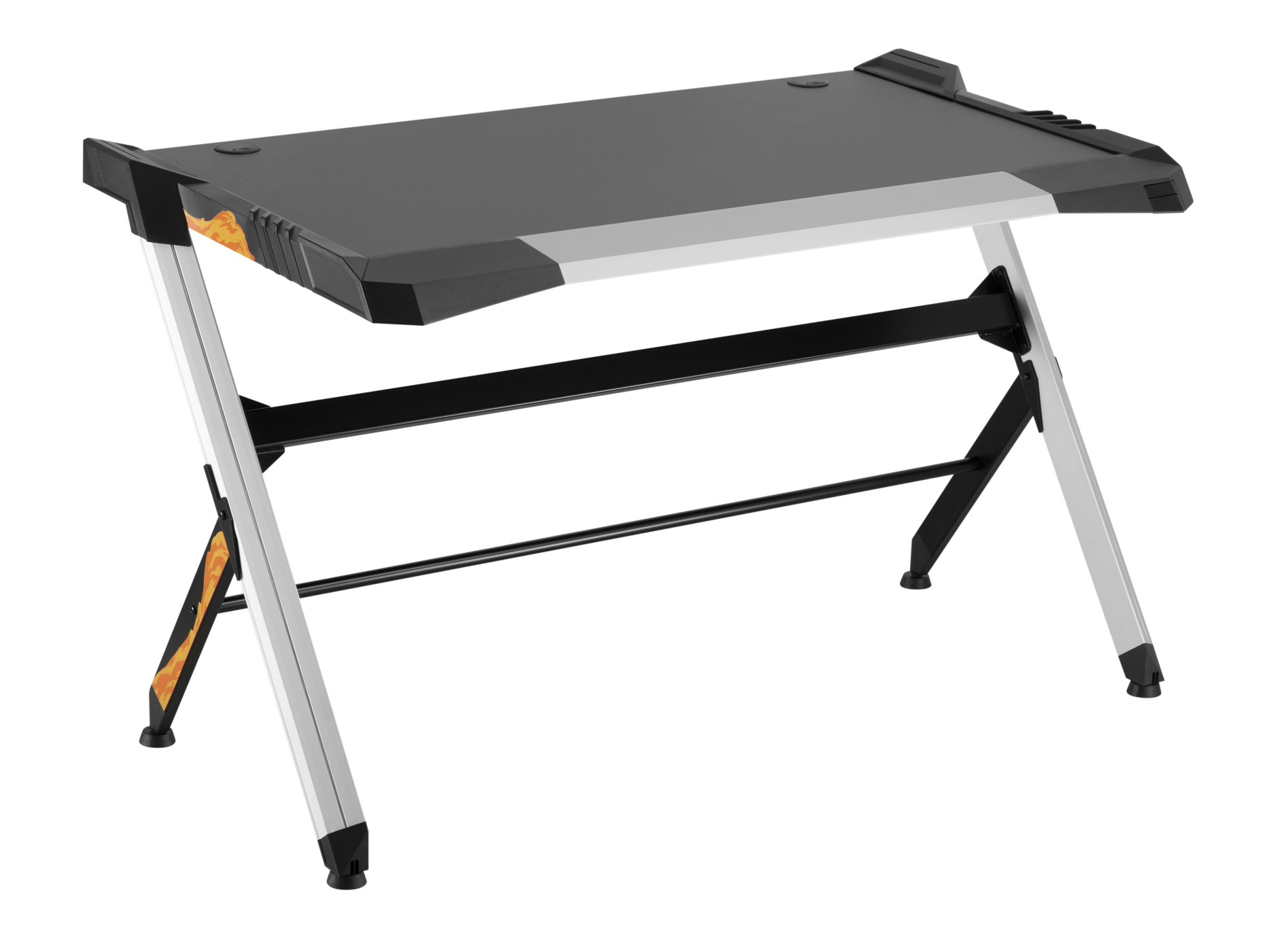 Spieltisch Tisch Thomas Design - mit LED-Beleuchtung - Gaming-Schreibtisch einrichten