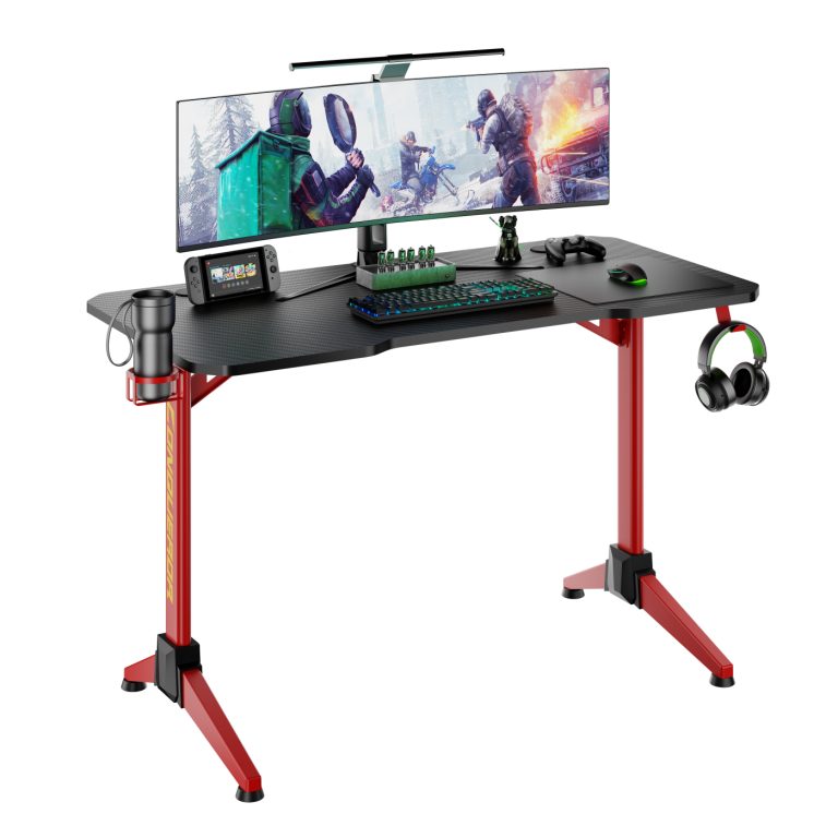 Spieltisch Thomas - Computertisch - Computertisch - schwarz rot