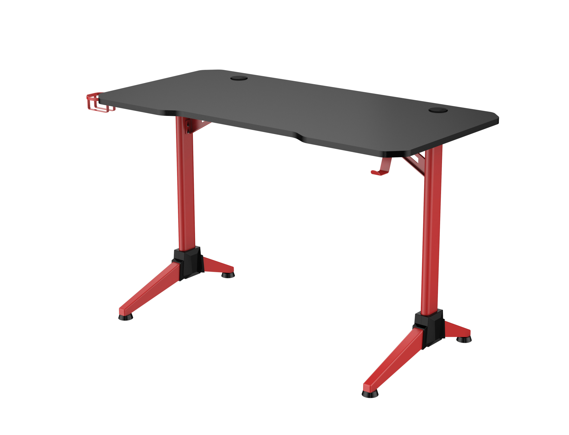 Spieltisch Thomas - Computertisch - Computertisch - schwarz rot
