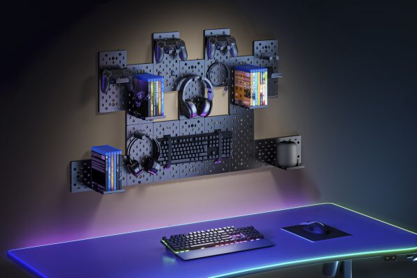   Modulares Aufbewahrungssystem für Controller, Konsole, Spiele und Headset