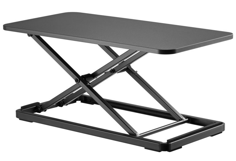 Höhenverstellbarer Sitz-Steh-Schreibtisch - Laptoptisch - Schreibtischaufsatz - alternatives Bild