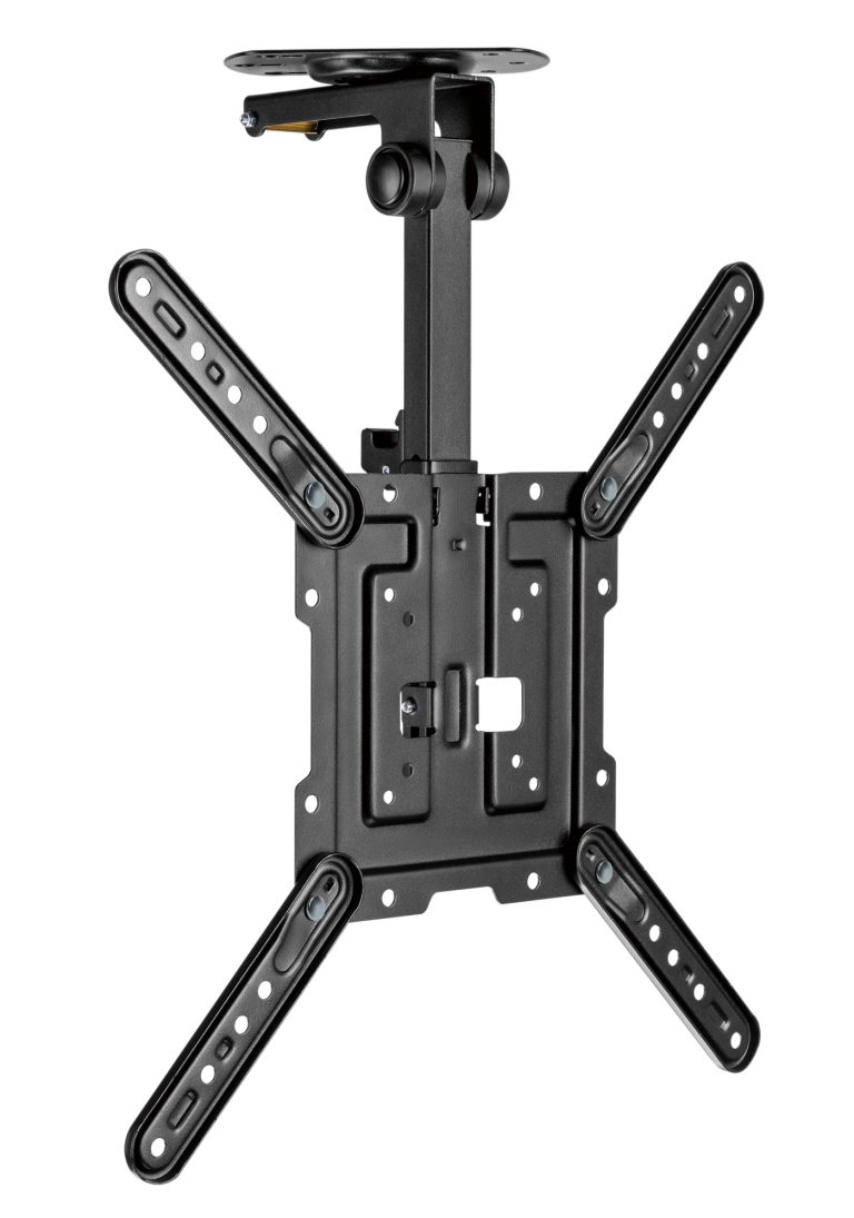 TV-Bildschirm zur Deckenmontage - zusammenklappbar, drehbar, neigbar - 23 bis 55 Zoll