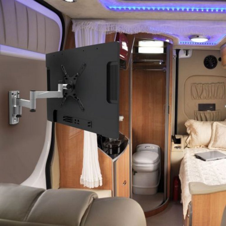 TV-Halterung Caravan Camper Truck Bus - drehbar neigbar - bis 42 Zoll - alternatives Bild