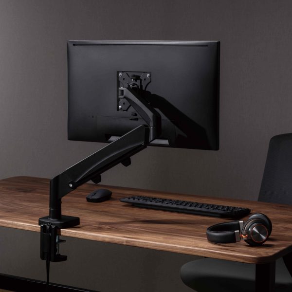   Monitorhalterung gasfeder – monitorarm – usb 3.0 und typ c – drehbar neigbar drehbar