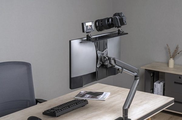   Live-Streaming-Monitorregal – verstellbares Monitorregal – All-in-One-Studio-Setup-Regal