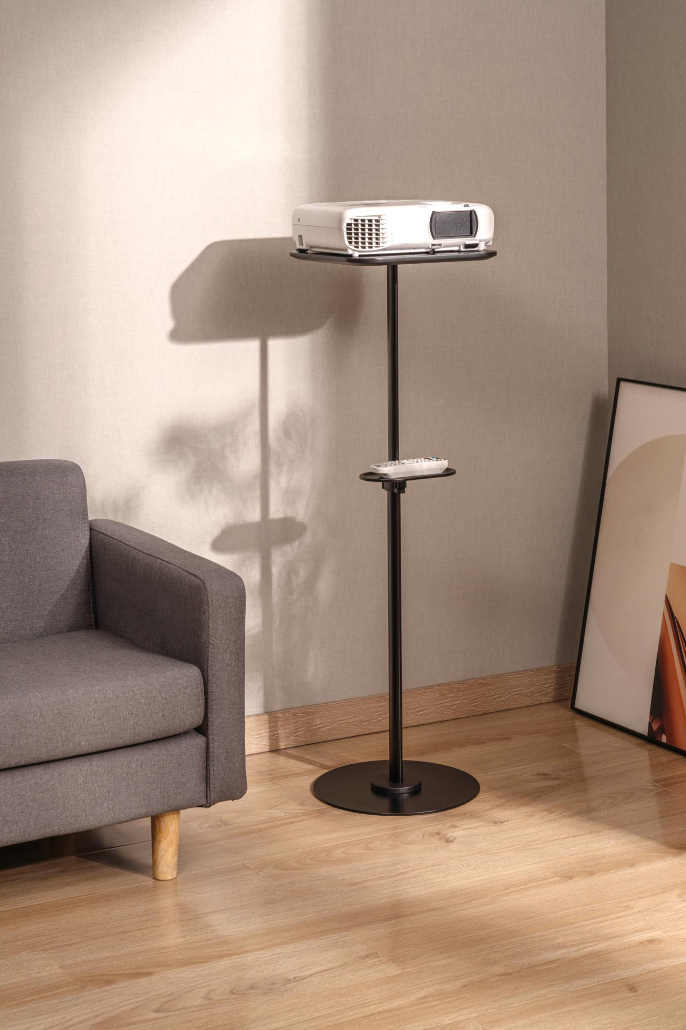 VDD - Beamerständer - Plattenständer - Medienregal - schwarz - alternatives Bild