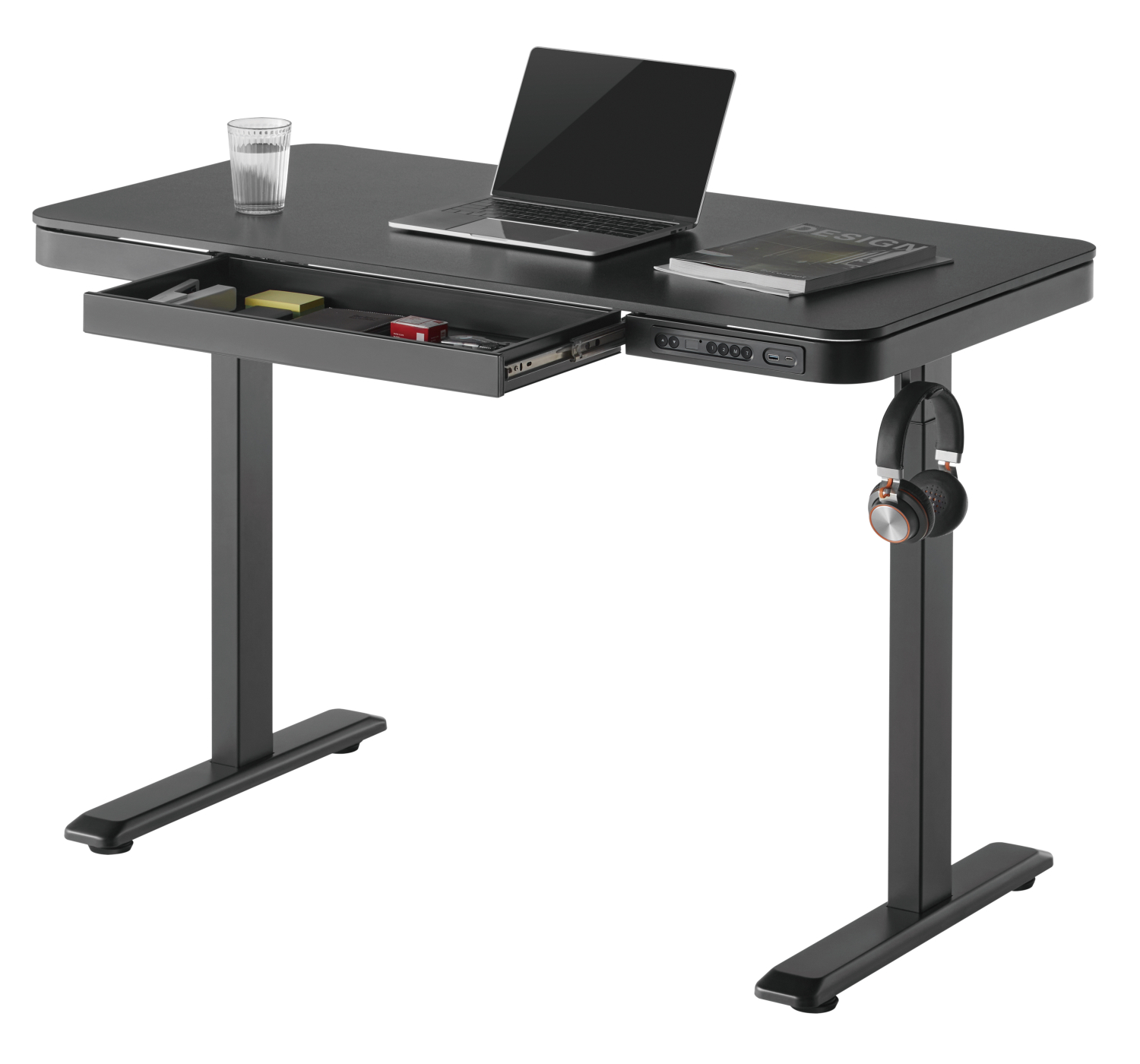 VDD Gaming Desk Premium - Steh-Sitz-Schreibtisch - Elektrisch höhenverstellbar - Gaming-Schreibtisch - VDD World DE VDD Gaming Desk Premium - Steh-Sitz-Schreibtisch - Elektrisch höhenverstellbar - Gaming-Schreibtisch - VDD World DE