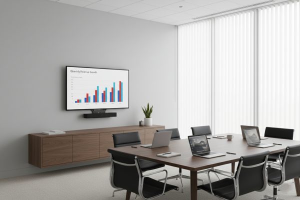   TV-Halterung komptaibel mit Sonos Beam Soundbar – Montage der Sonos Beam unter dem Fernseher