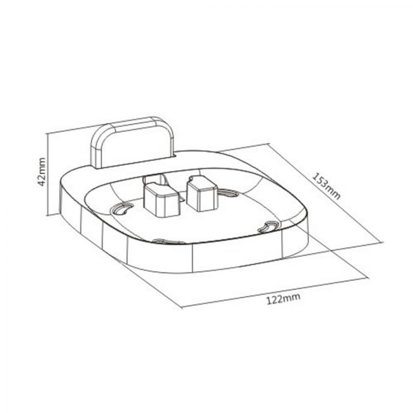   Wandhalterungshalter Sonos One und One SL und Sonos play:1