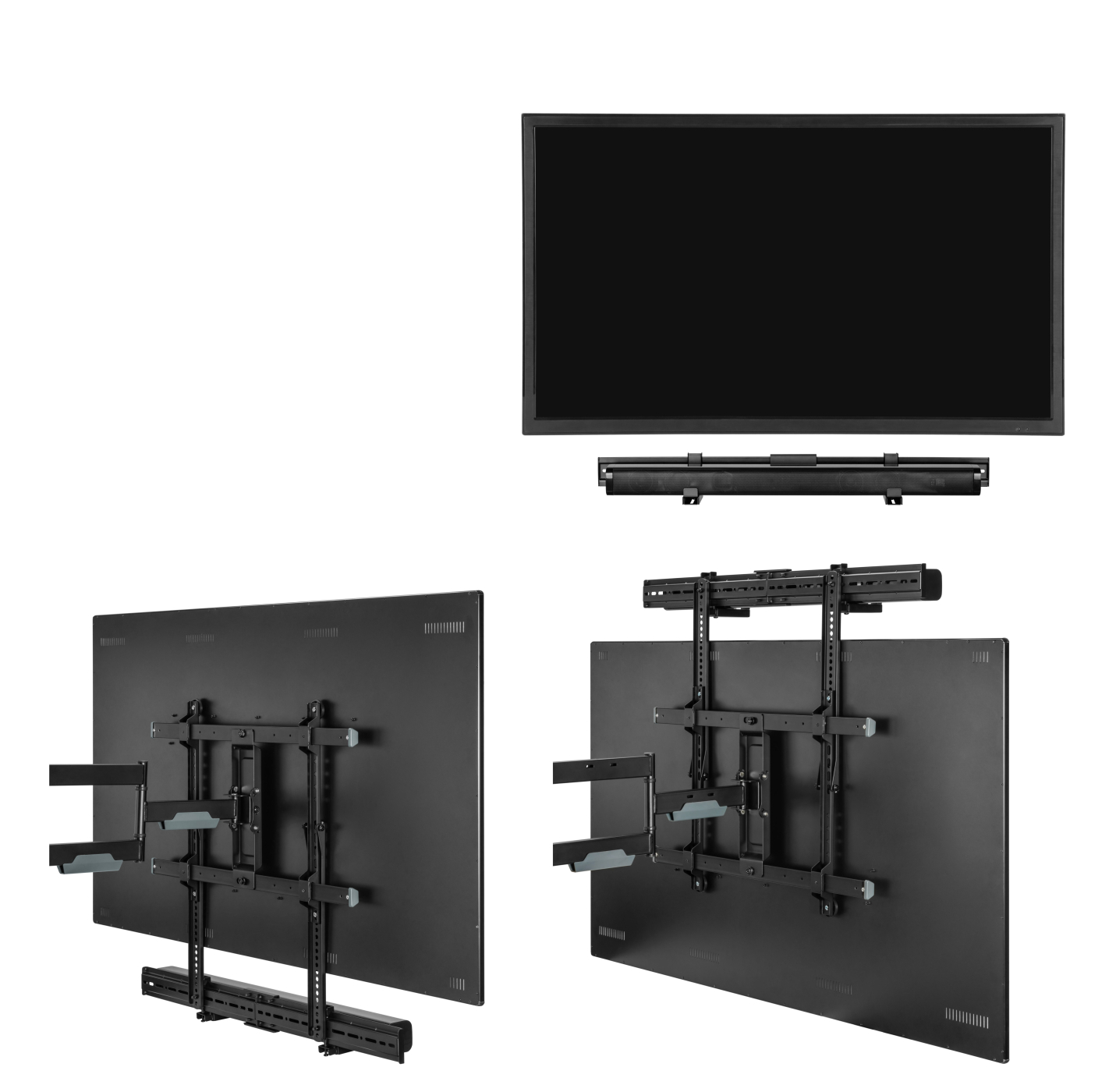 Soundbar TV Halterung Universal - Montage unter oder über TV - Wandmontage
