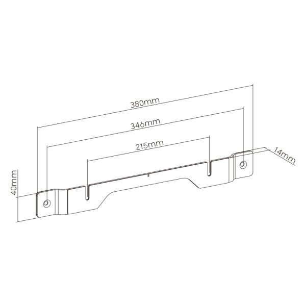   VDD Wandhalterung kompatibel mit Sonos Ray Soundbar – Wandmontage