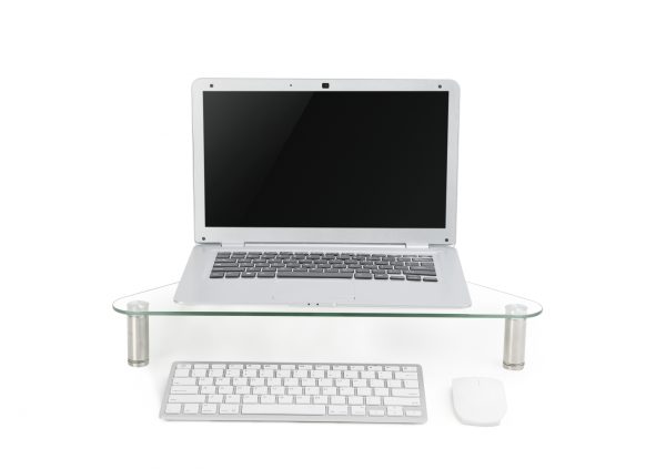   Display-Monitor Riser-Winkel-Modell Dreieck verstellbares Aluminiumglas