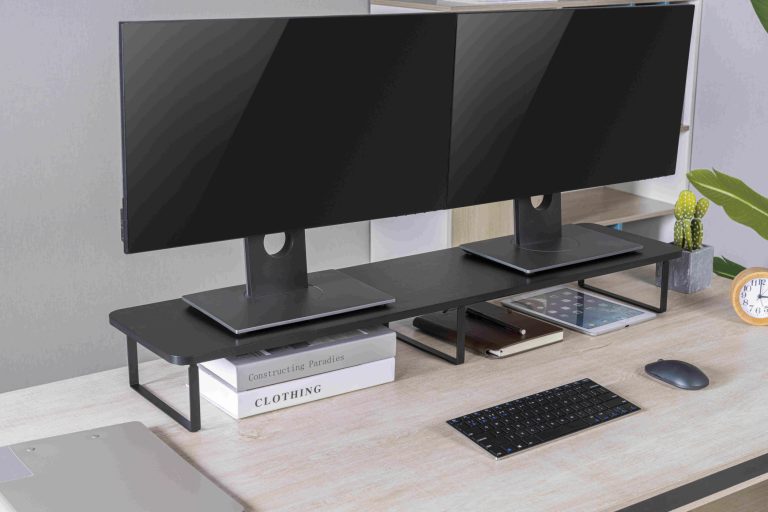 Monitorerhöhung - 100 cm breit - alternatives Bild