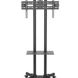 TV-Monitorständer - mobil - mit Kamerahalterung - höhenverstellbar bis 145 cm